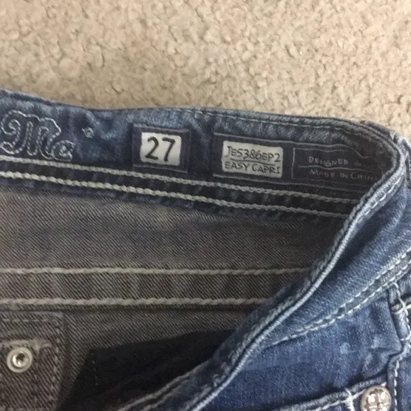 💕 Miss me jeans easy capri sz 27 x 21 1/2 nice💝