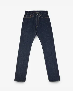 17oz Selvedge Denim Relaxed Tapered Cut Jeans - Natural Indigo