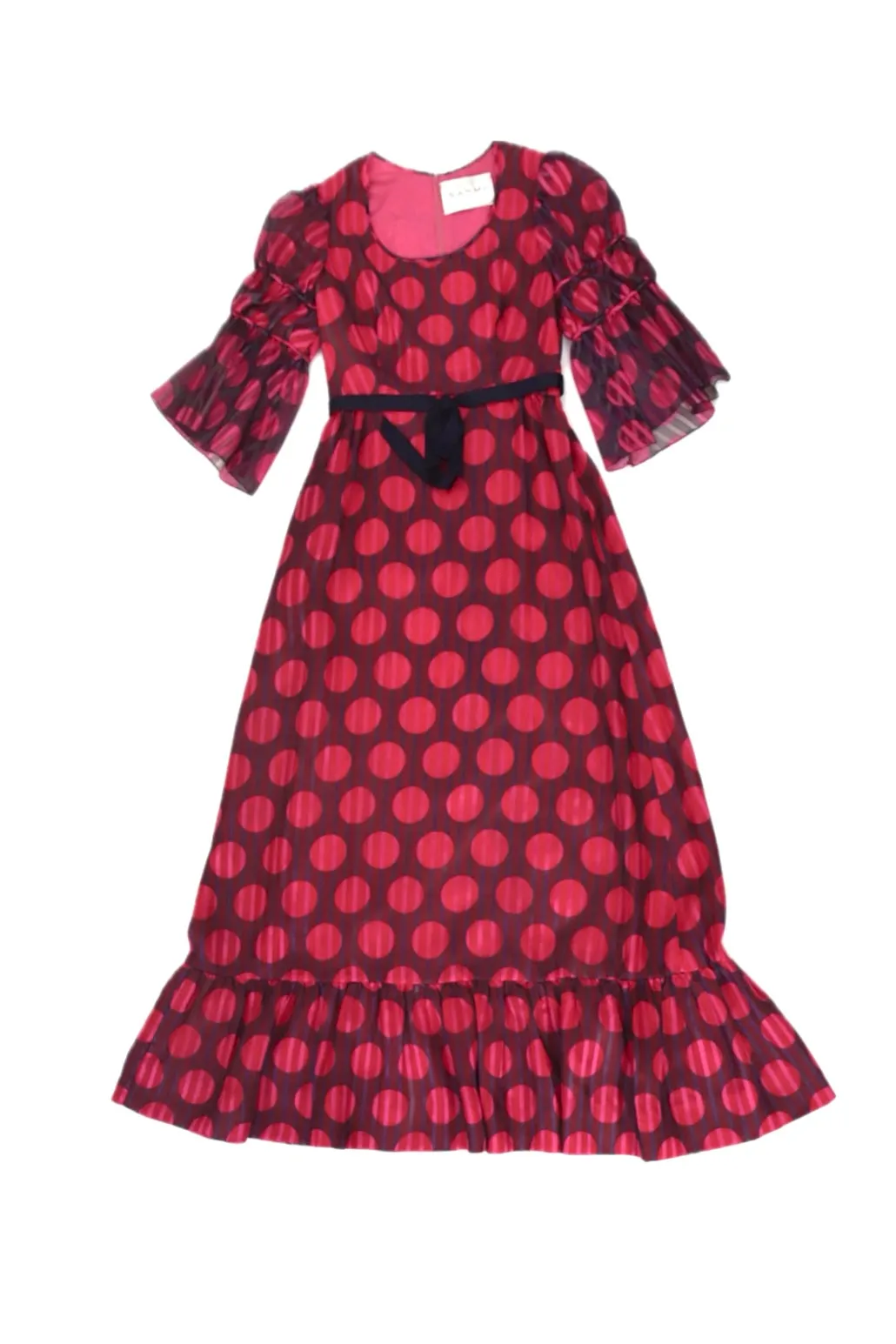 1960s Sarmi New York Polka Dot Dress