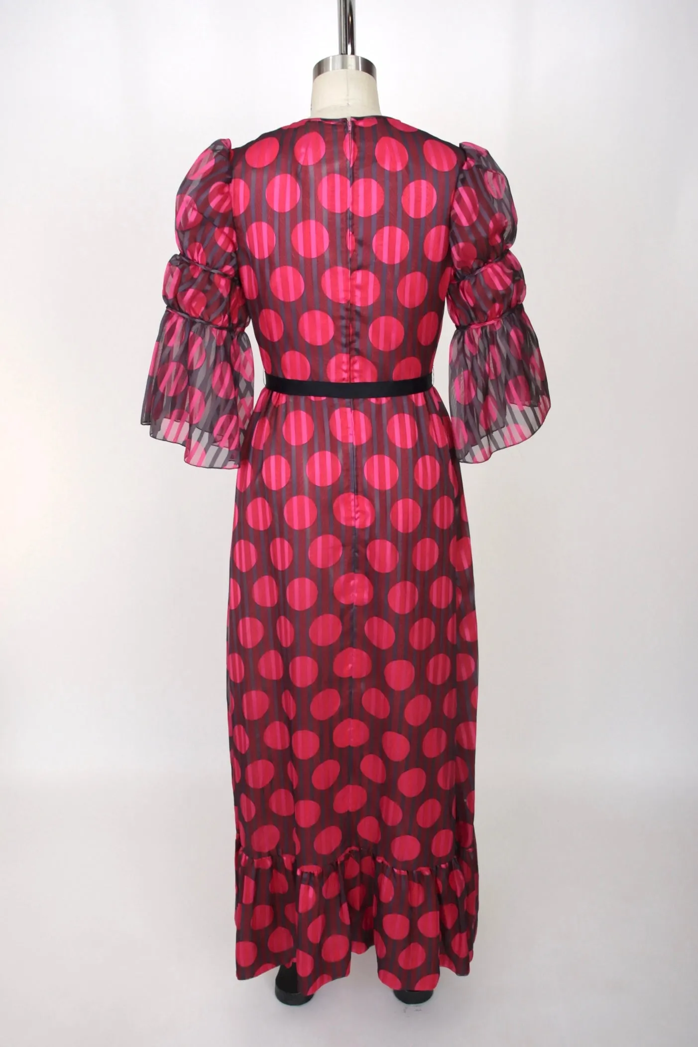 1960s Sarmi New York Polka Dot Dress