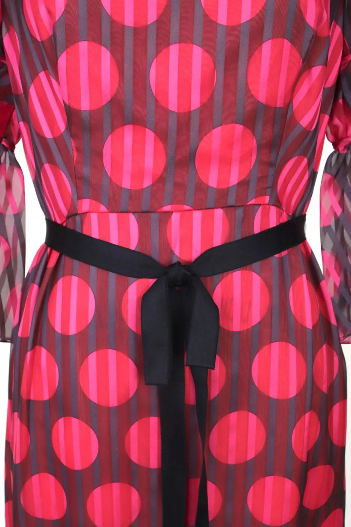 1960s Sarmi New York Polka Dot Dress