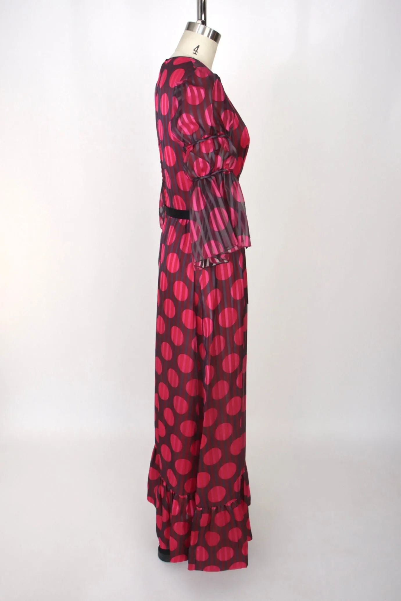1960s Sarmi New York Polka Dot Dress