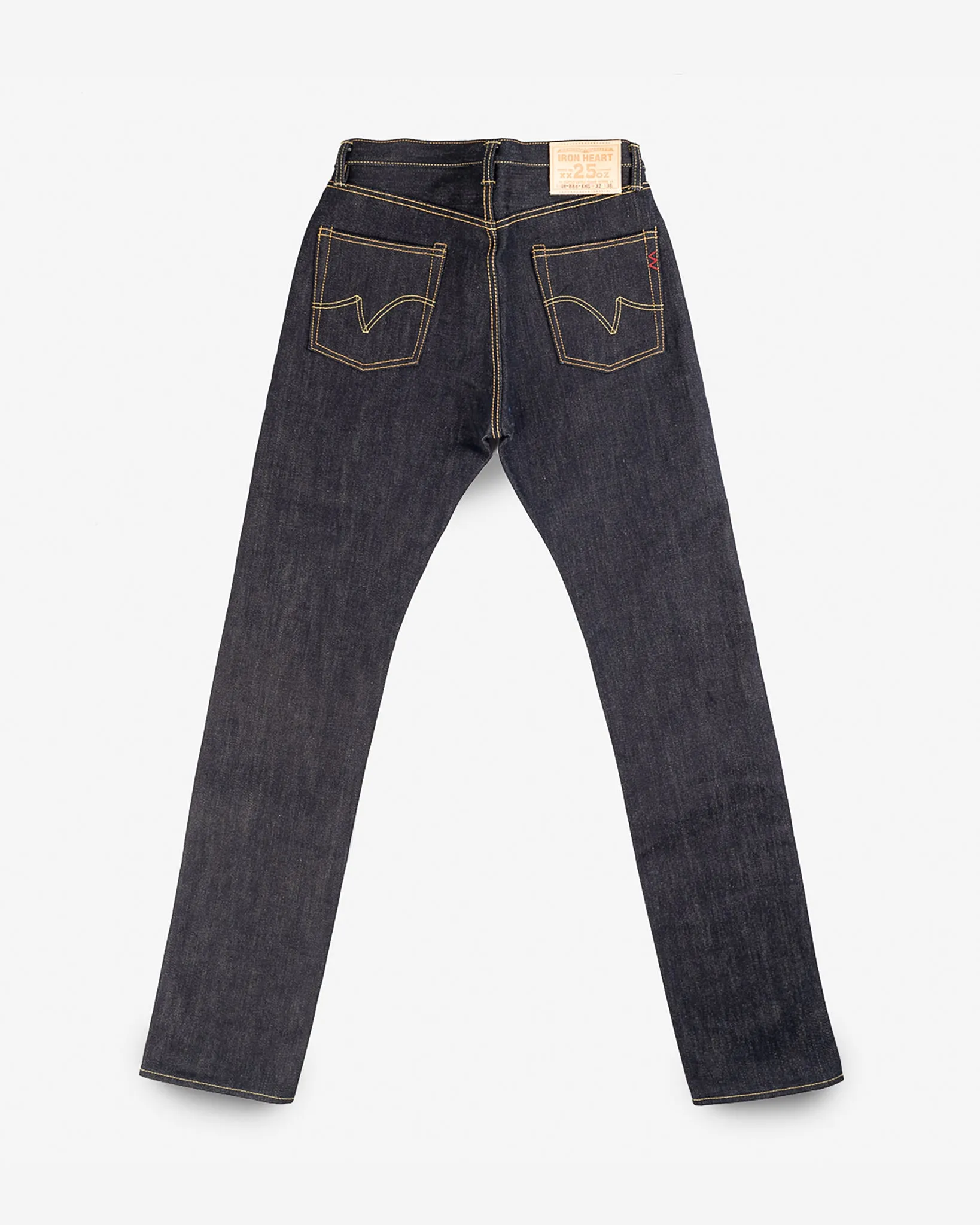 25oz Selvedge Denim Relaxed Tapered Cut Jeans - Indigo