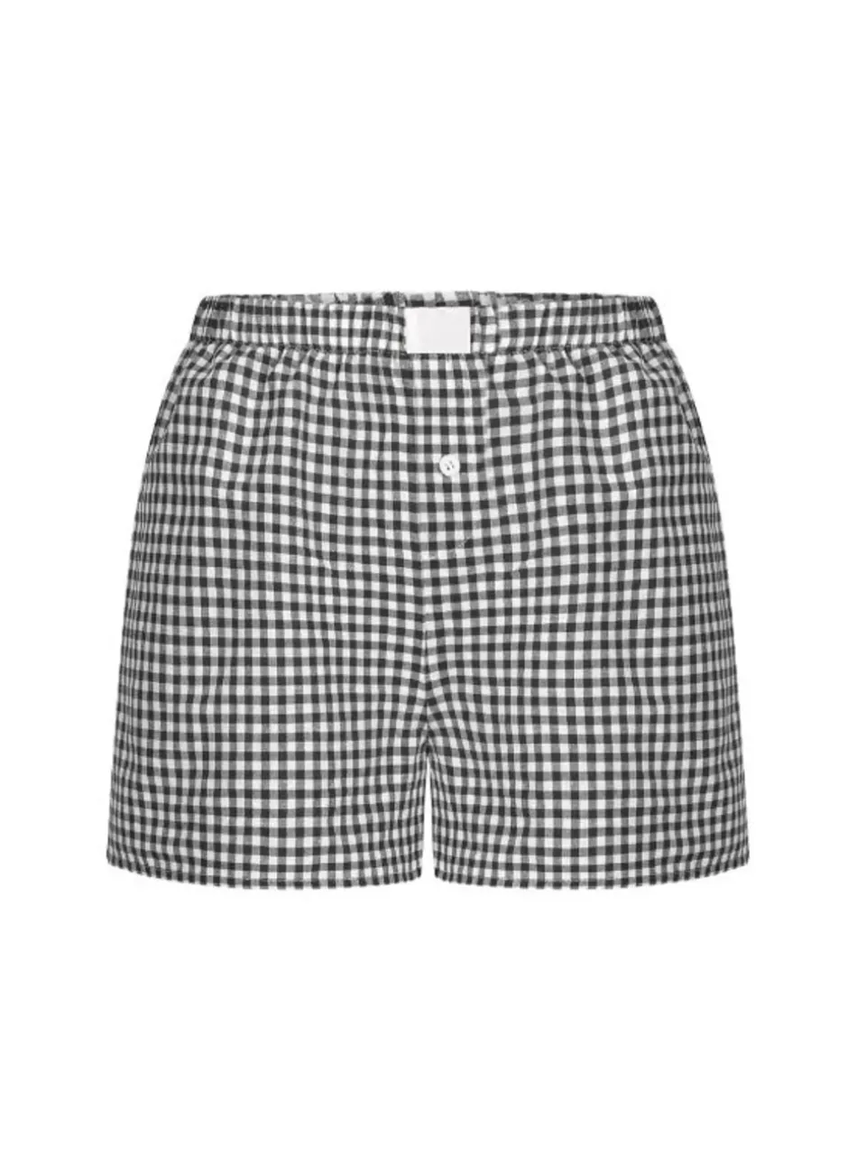 27 Elastic Waistband Gingham Boxer Shorts