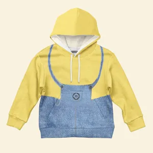 3D Cute Overalls Kid Hoodie QT5020402