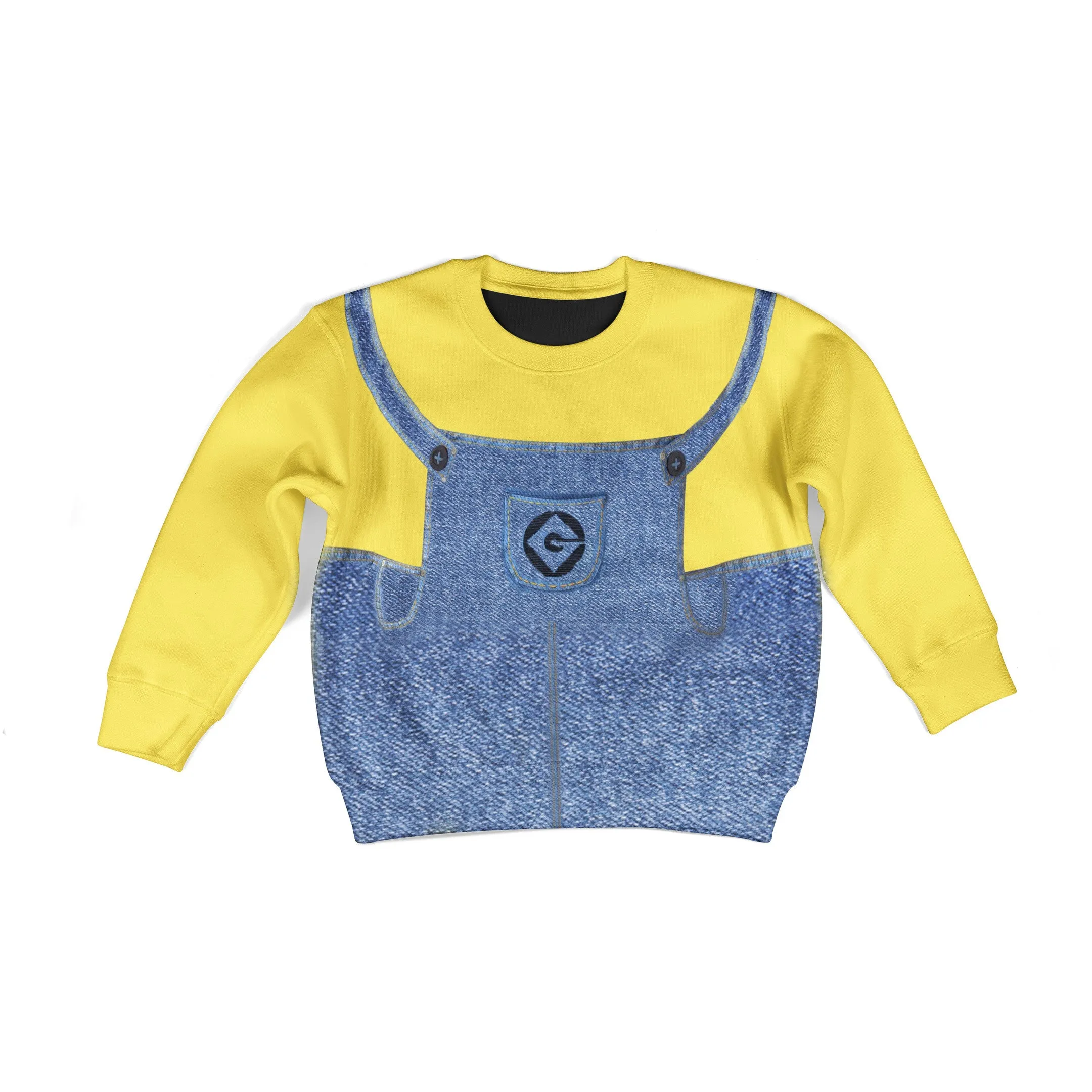 3D Cute Overalls Kid Hoodie QT5020402