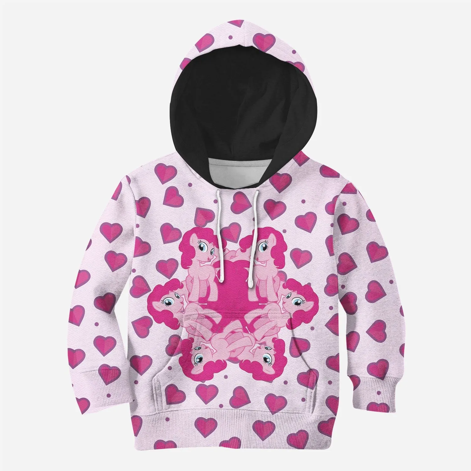 3D Kawaii Cute Pony Kid Hoodie