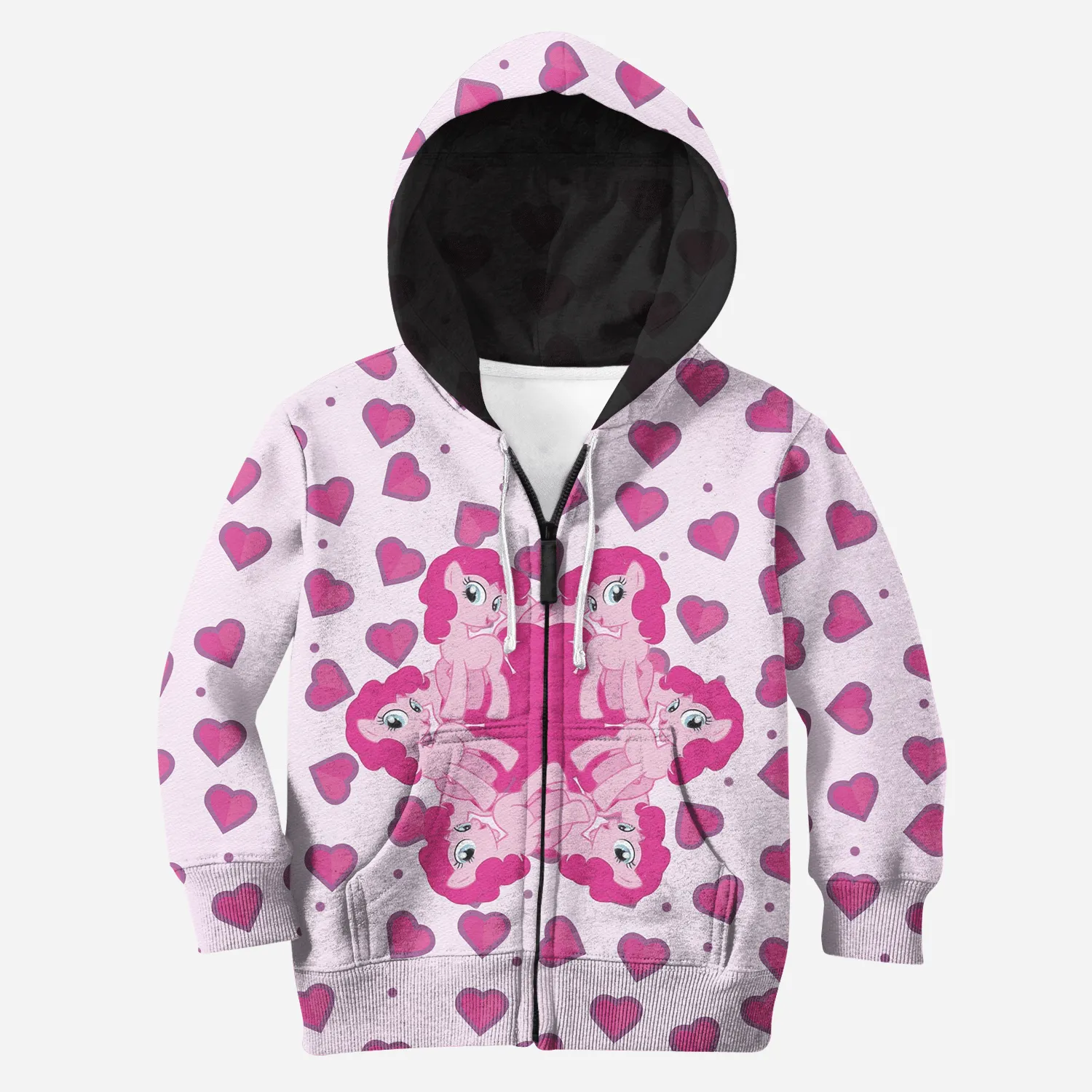 3D Kawaii Cute Pony Kid Hoodie