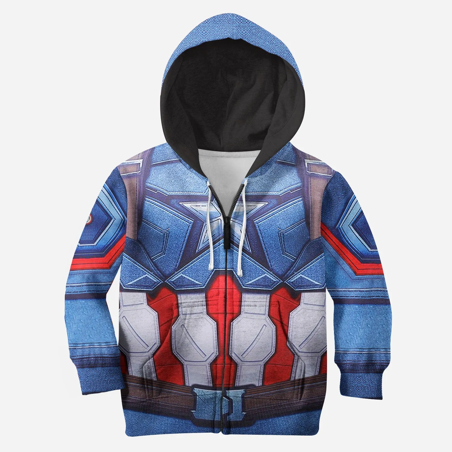 3D Super Hero Kid Hoodie