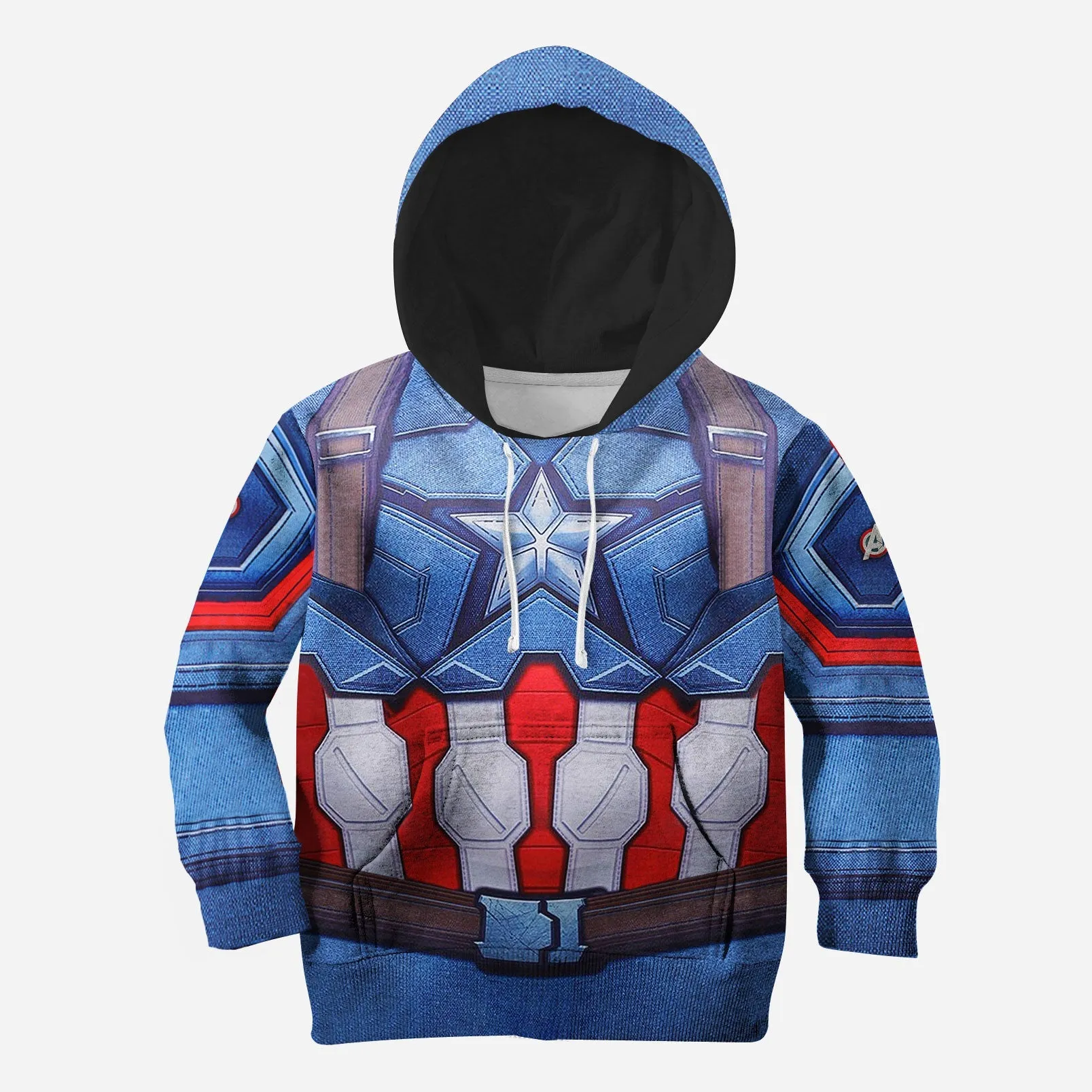 3D Super Hero Kid Hoodie