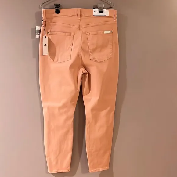 7 for all mankind High Waist Ankle Skinny Jeans