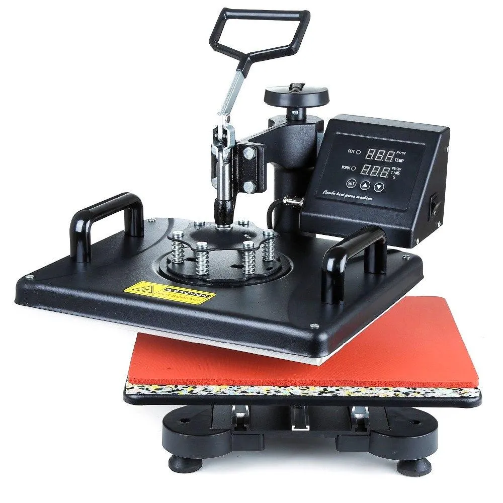 8-in-1 Print-Transfer Machine - Advanced version  (T-Shirts, Mugs, Plates, Caps, Bags & More)