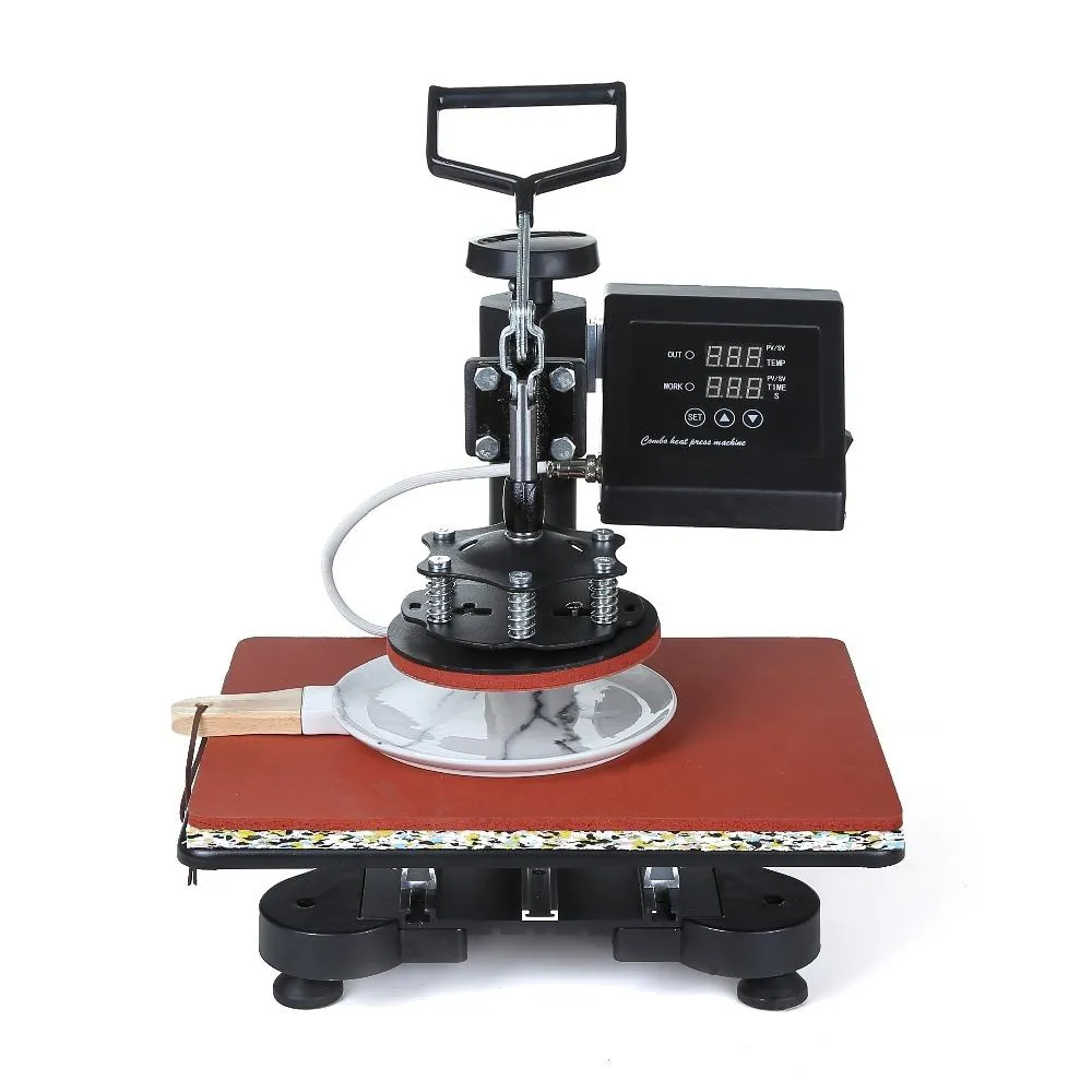 8-in-1 Print-Transfer Machine - Advanced version  (T-Shirts, Mugs, Plates, Caps, Bags & More)