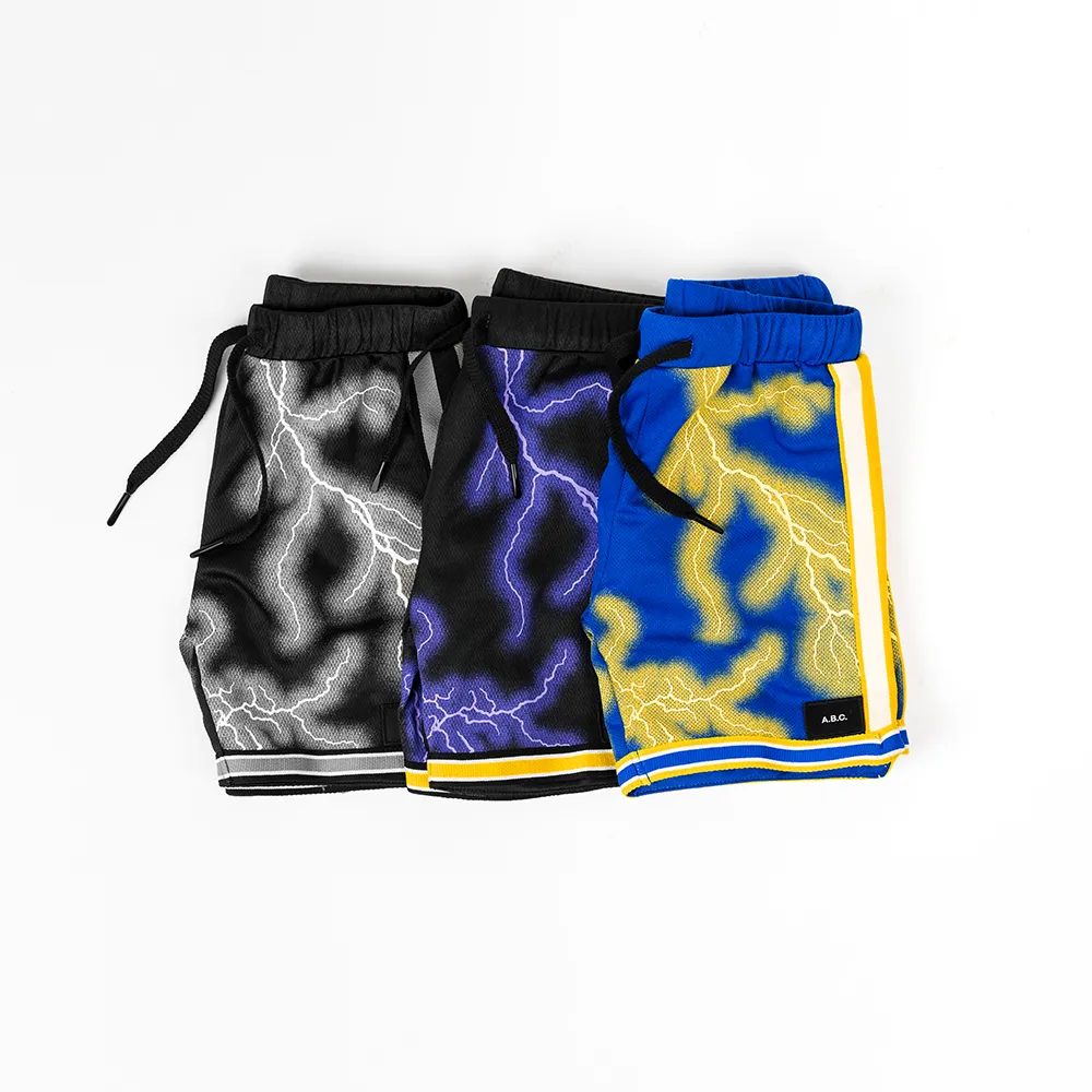 A.B.C. QUIET STORM SHORTS (BLACK/PURPLE)