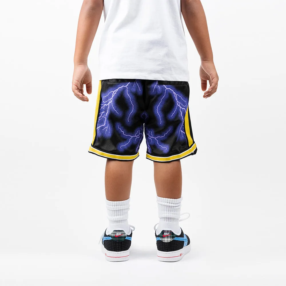A.B.C. QUIET STORM SHORTS (BLACK/PURPLE)