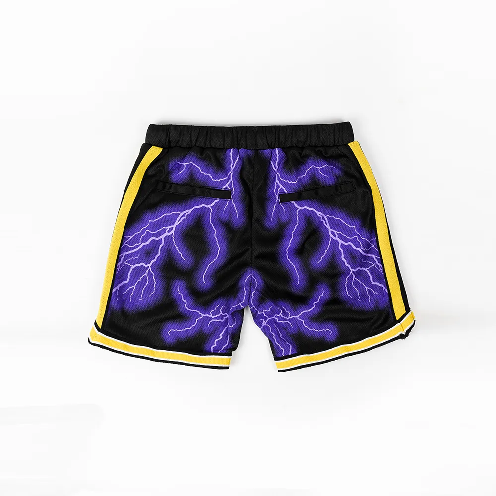 A.B.C. QUIET STORM SHORTS (BLACK/PURPLE)