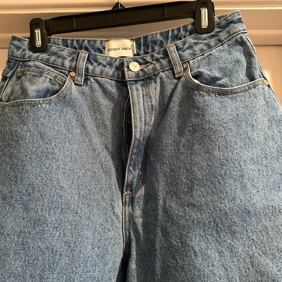 Abrand A Carrie Jean in Katie Organic Jeans High Rise Medium Blue 29