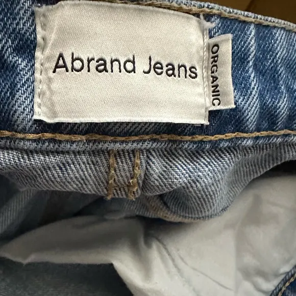 Abrand A Carrie Jean in Katie Organic Jeans High Rise Medium Blue 29