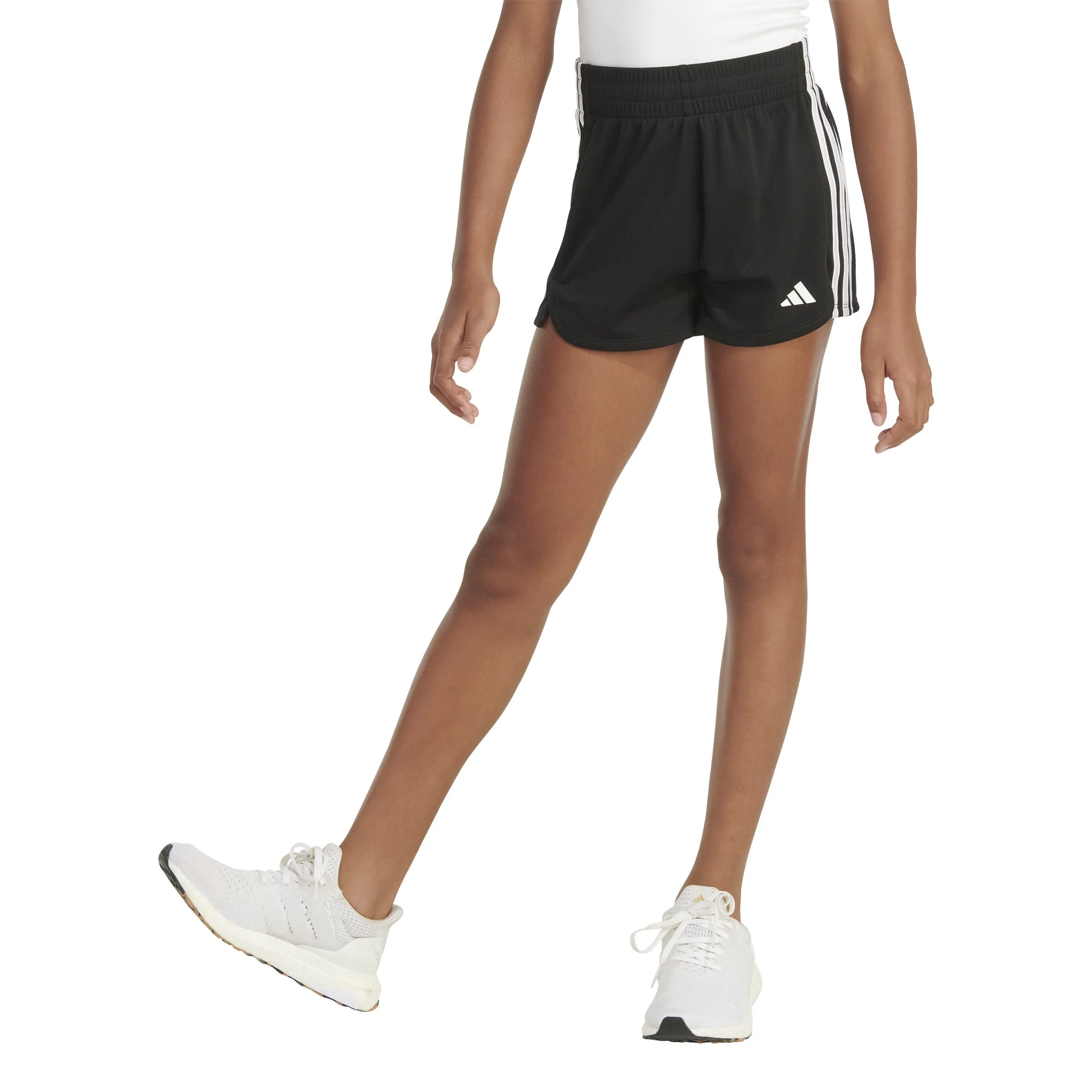 Adidas 3-Stripes Pacer Mesh Shorts - Youth