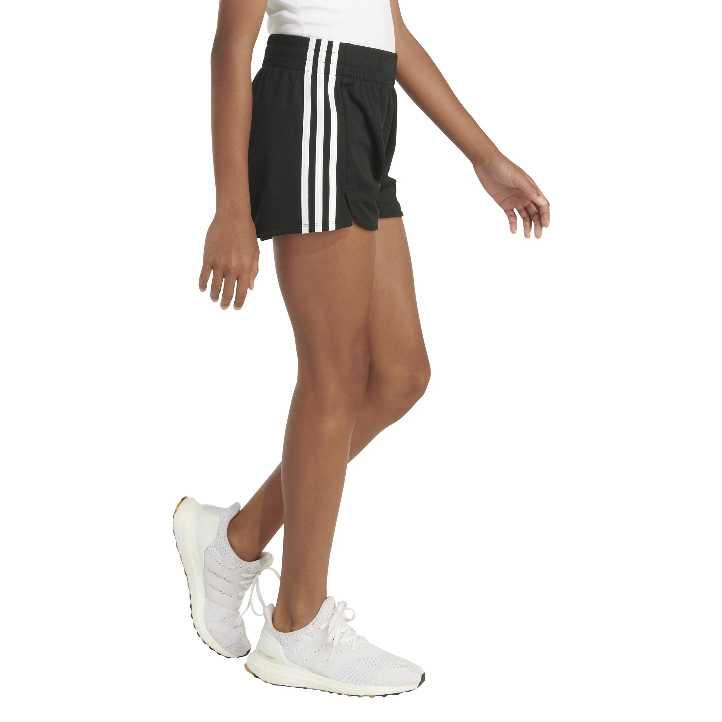 Adidas 3-Stripes Pacer Mesh Shorts - Youth