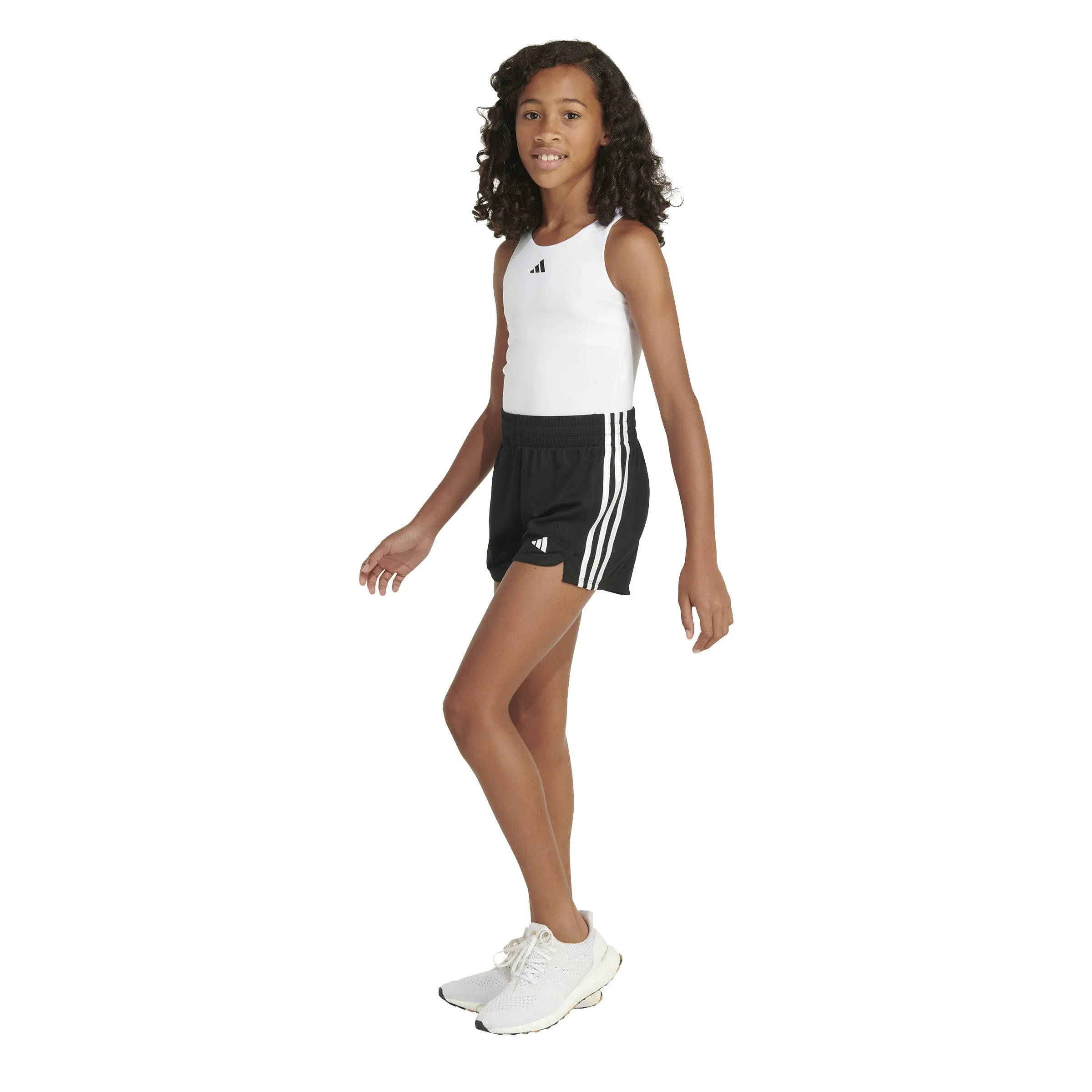 Adidas 3-Stripes Pacer Mesh Shorts - Youth