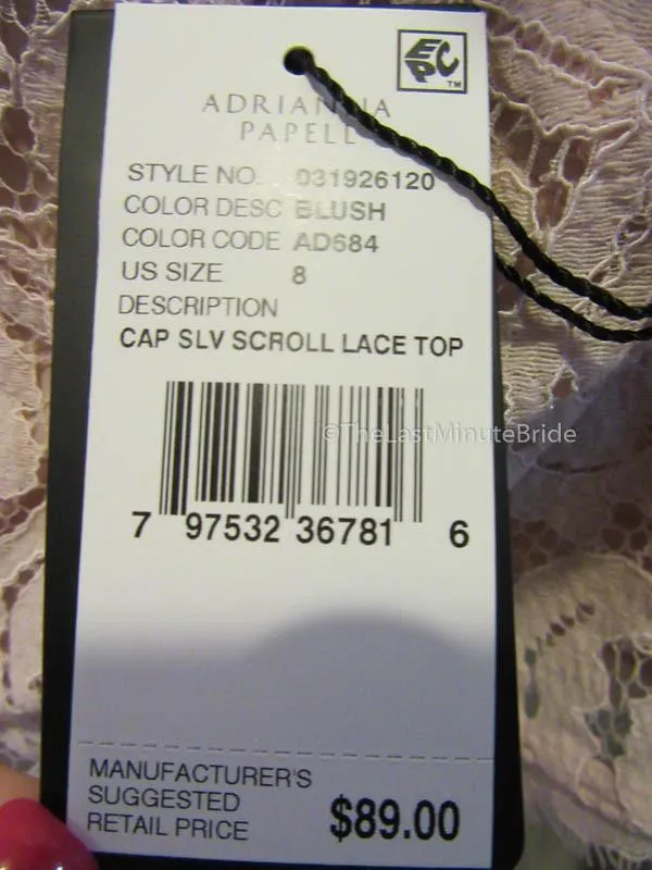 Adrianna Papell 031926100/120 Size 8