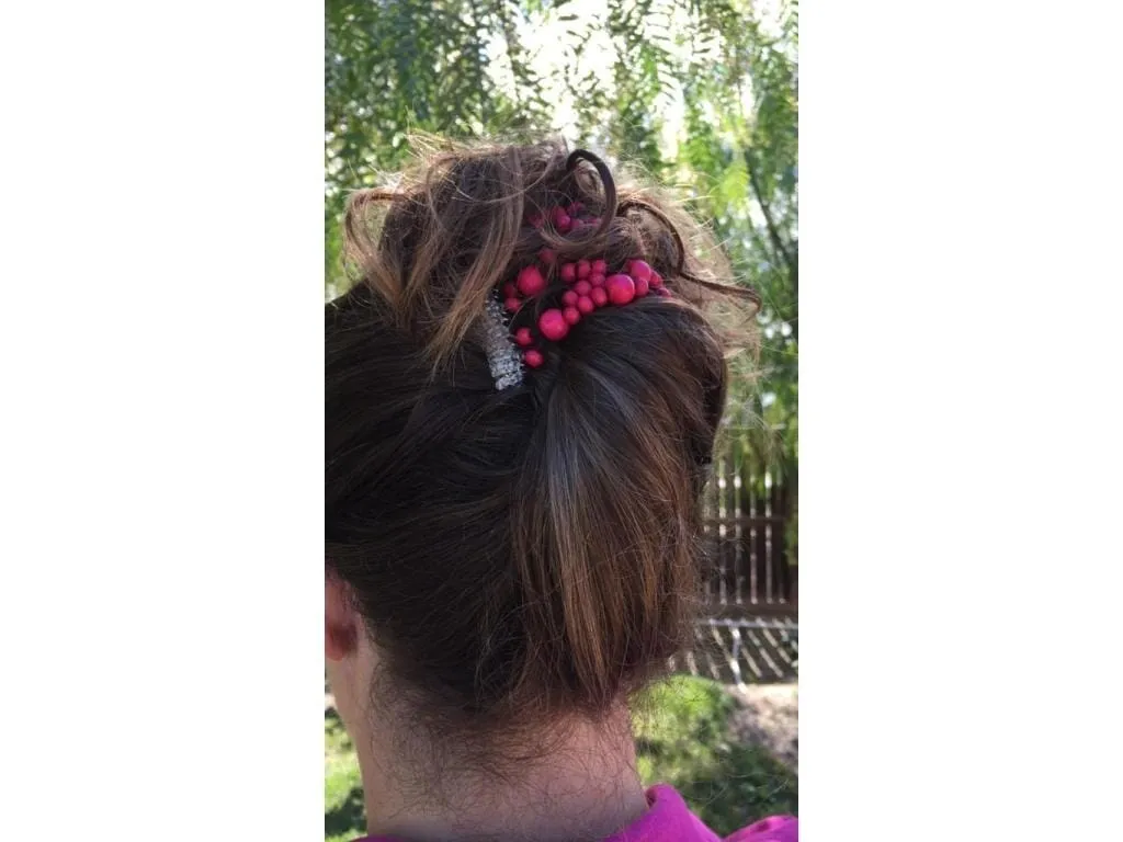African Butterfly Wire Hair Clip - 7 Tong 558
