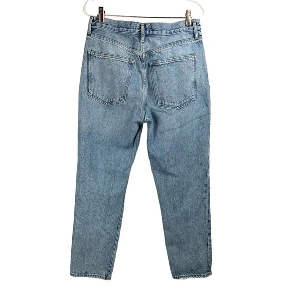 Agolde Fen High Rise Relaxed Straight Classic Preppy High End Luxury Jeans 29