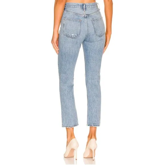 Agolde Fen High Rise Relaxed Straight Classic Preppy High End Luxury Jeans 29