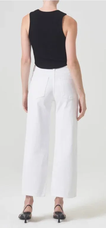 Agolde Harper Crop Jeans - Sour Cream