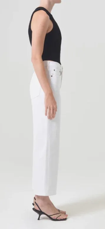 Agolde Harper Crop Jeans - Sour Cream