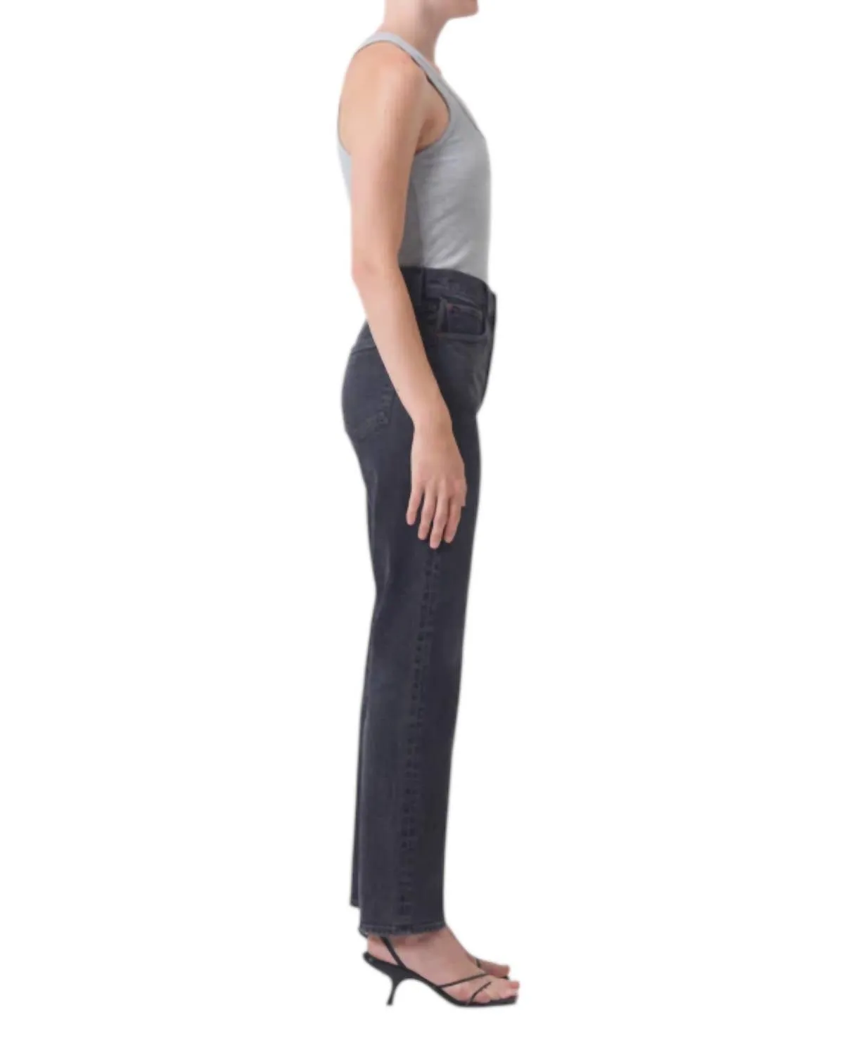 Agolde - High Rise Stovepipe Jeans