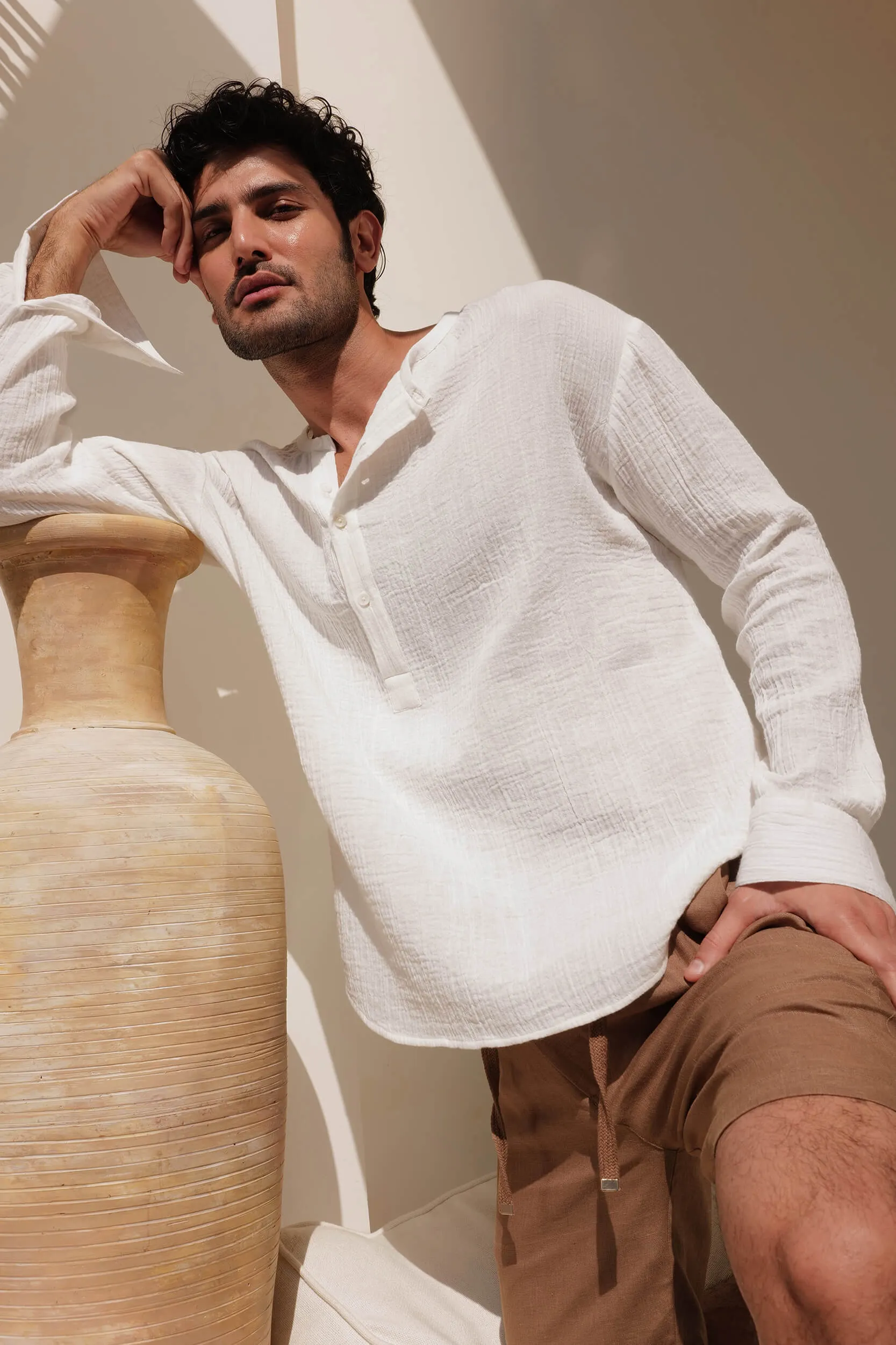 Amalfi Shirt - Man (IVORY)
