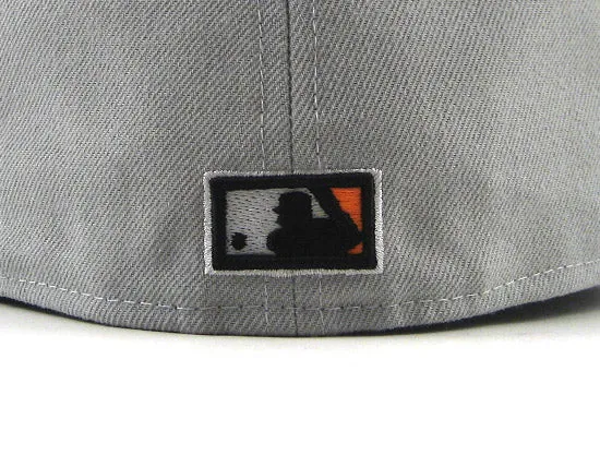 Anaheim Angels New Era 5950 Fitted Hat (GREY BLACK ORANGE)