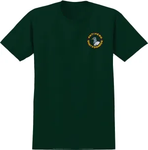 ANTIHERO Pigeon Round Tee Forest Green