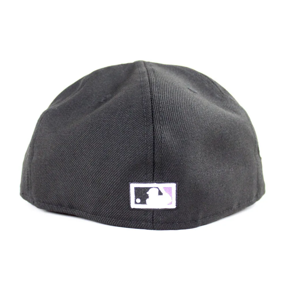 Arizona Diamondbacks 2001 World Series New Era 59Fifty Fitted Hat (Black Pink Under Brim)