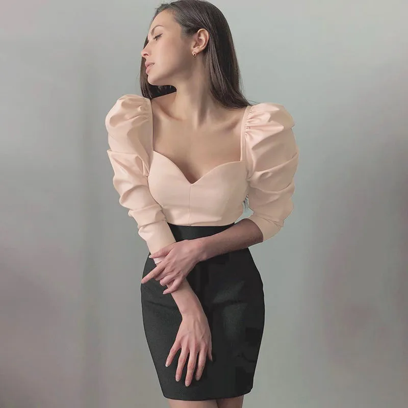 Autumn Party Collar Shirt Female Casual Vintage Wind Shirt