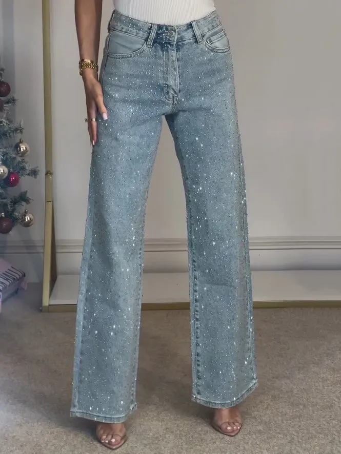 Ava - Stylish glitter jeans