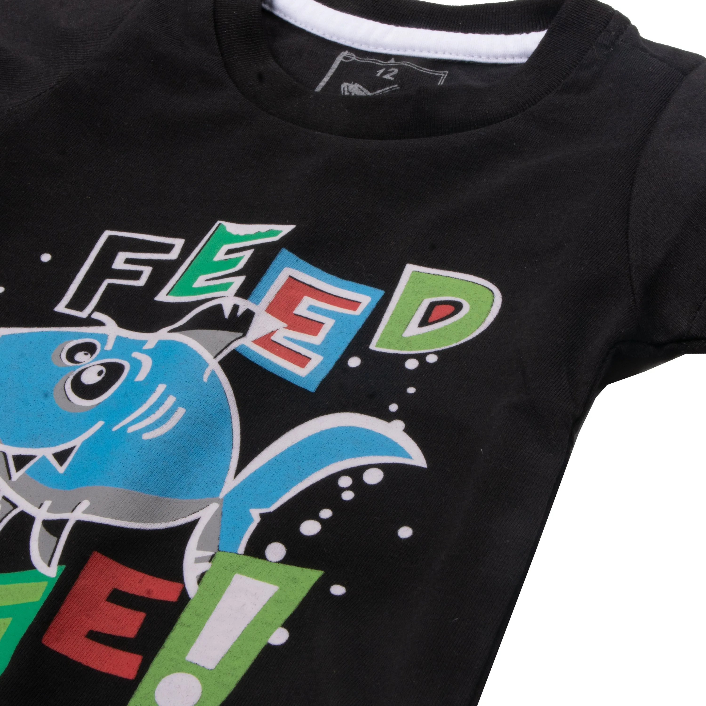 Baba Printed T-Shirt (Feed me )