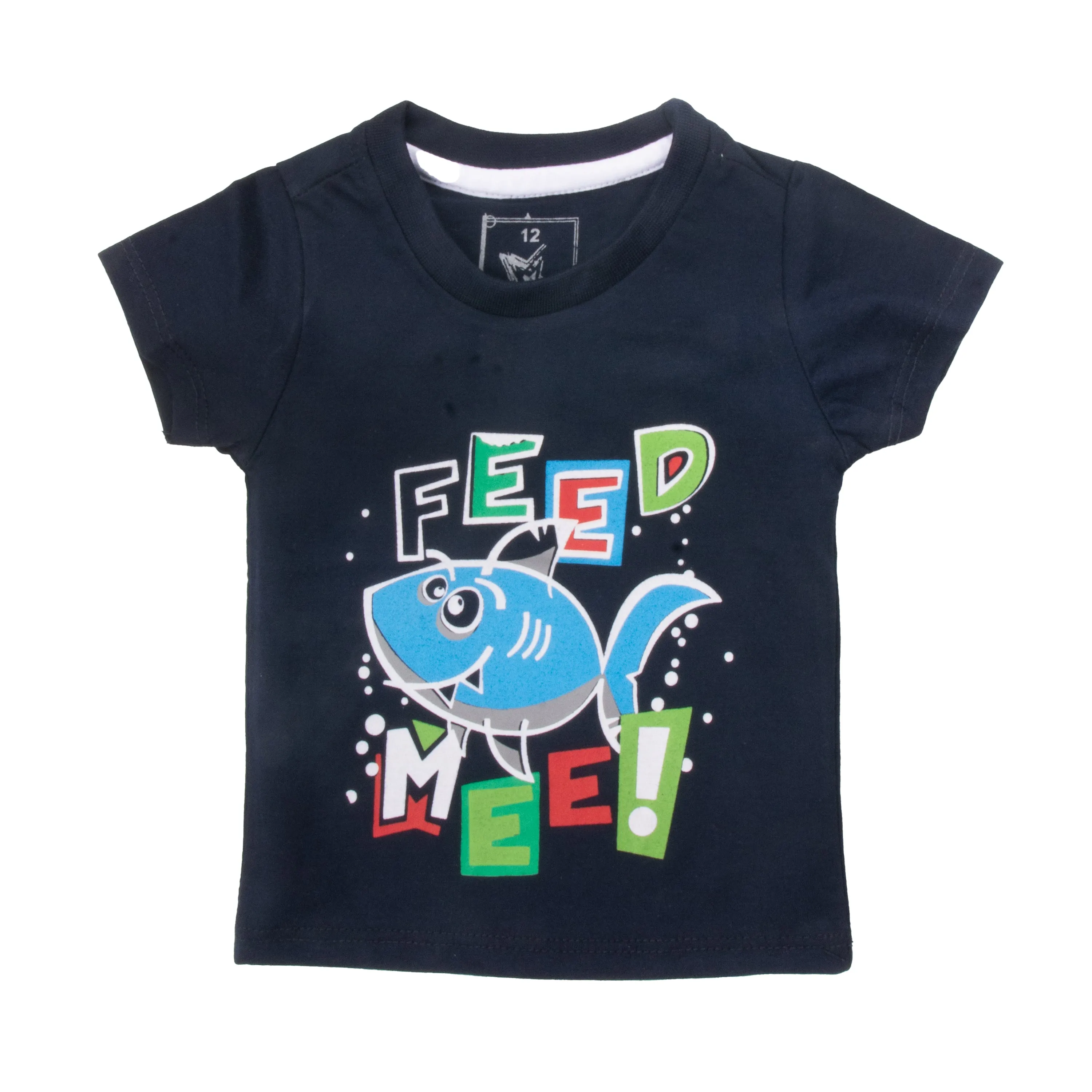 Baba Printed T-Shirt (Feed me )