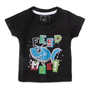 Baba Printed T-Shirt (Feed me )