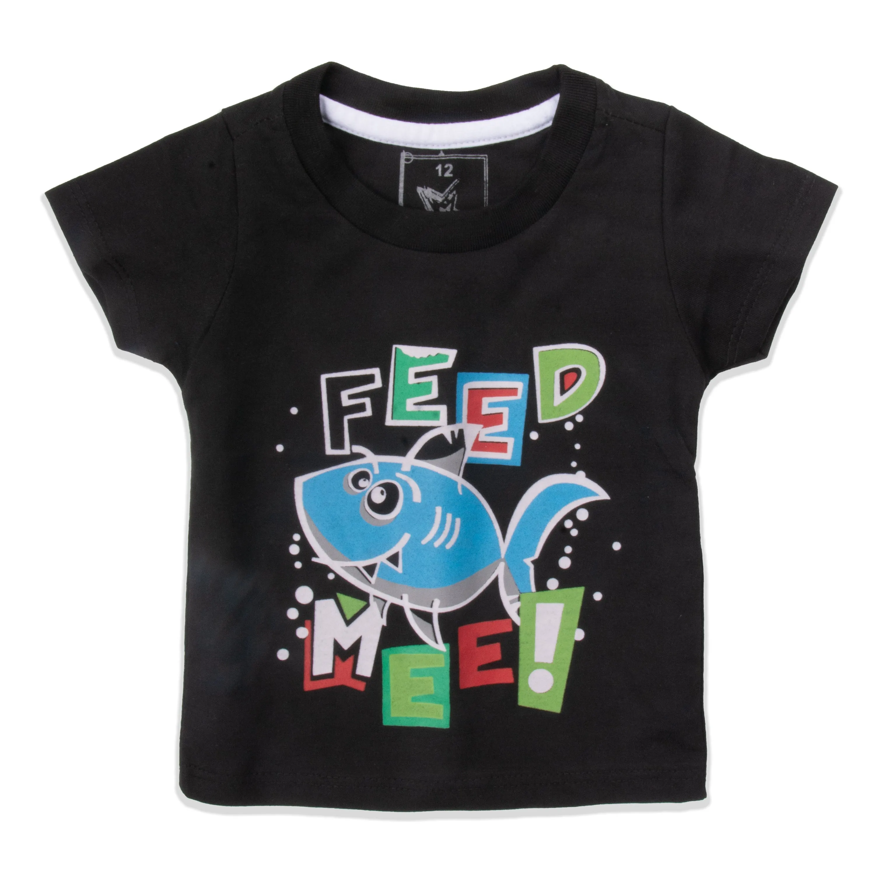 Baba Printed T-Shirt (Feed me )
