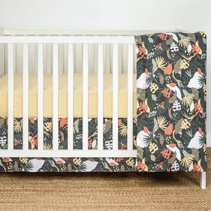 Bamboo Fitted Crib Sheet - Curry