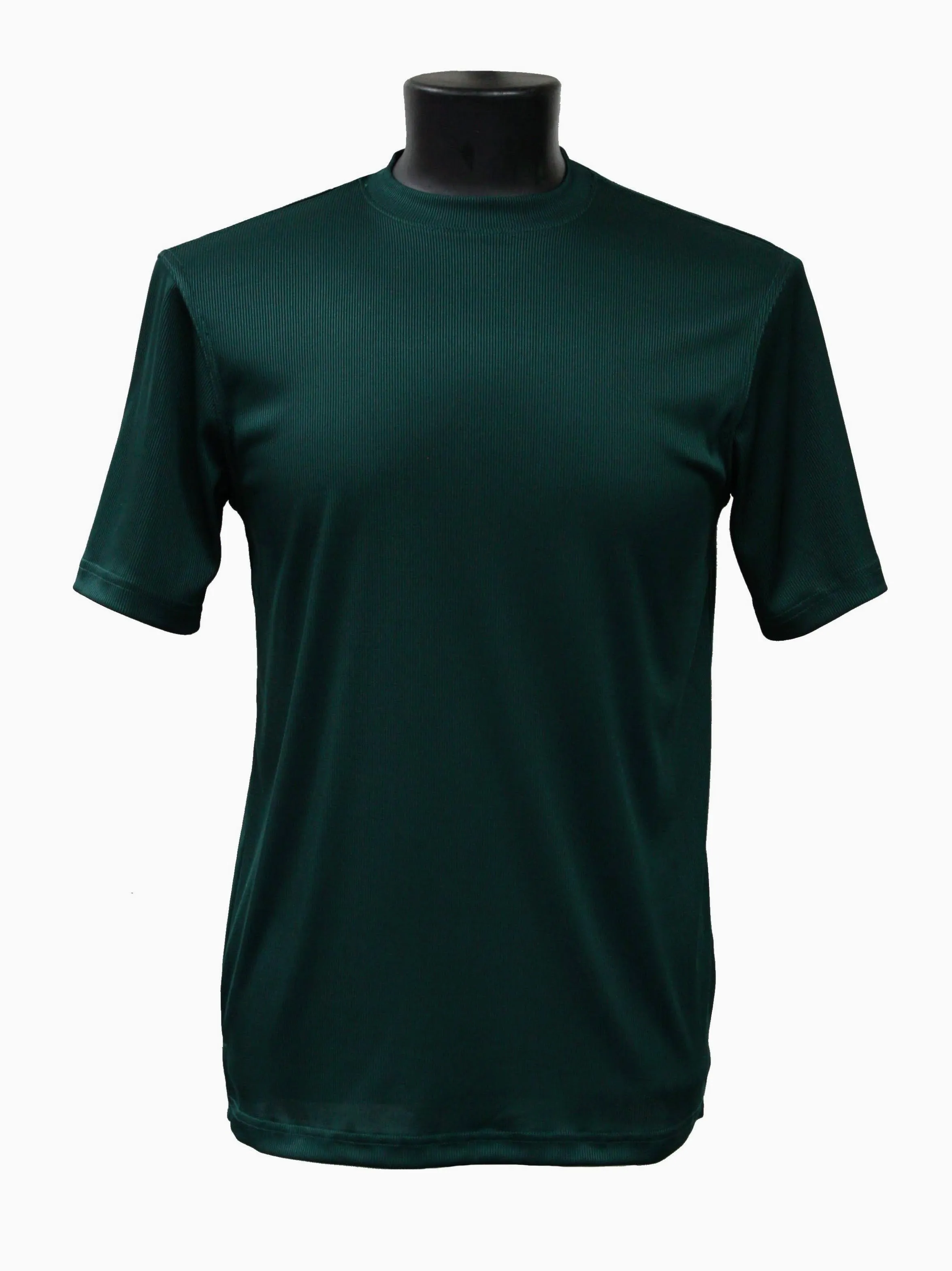 Bassiri S/S Mock-Neck Emerald Green T-Shirt 218