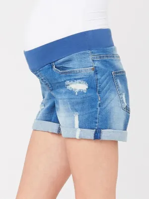 Baxter Boyfriend Short - New Blue