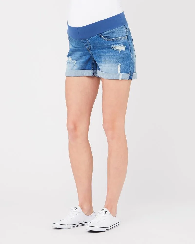 Baxter Boyfriend Short - New Blue