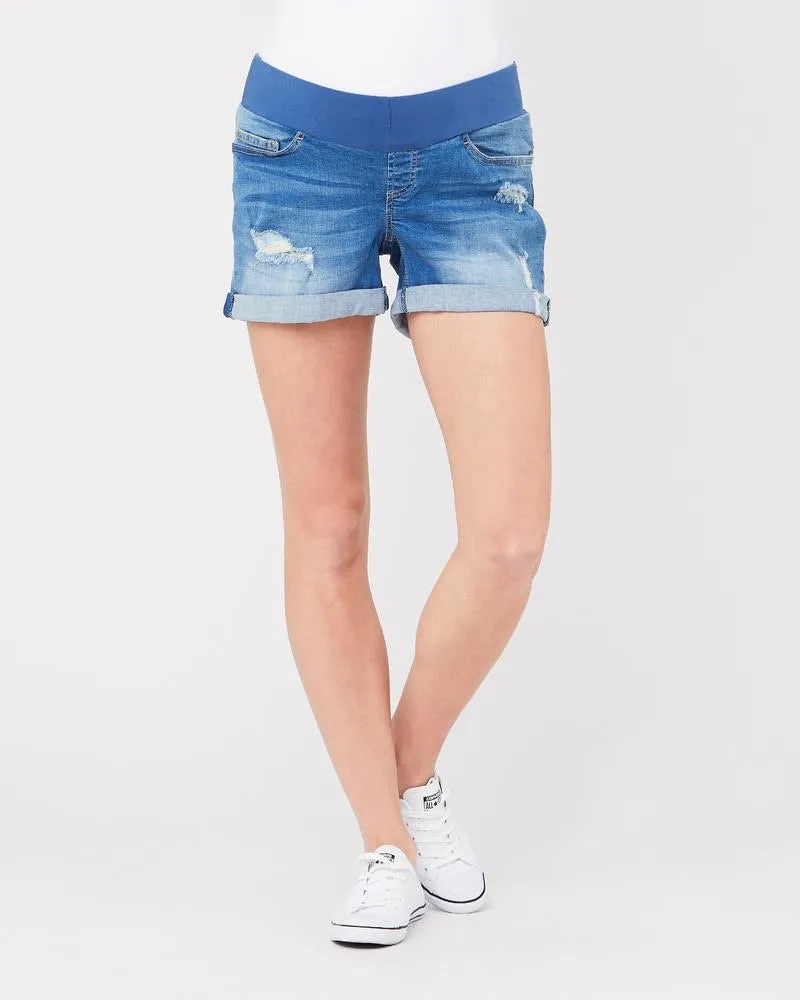 Baxter Boyfriend Short - New Blue