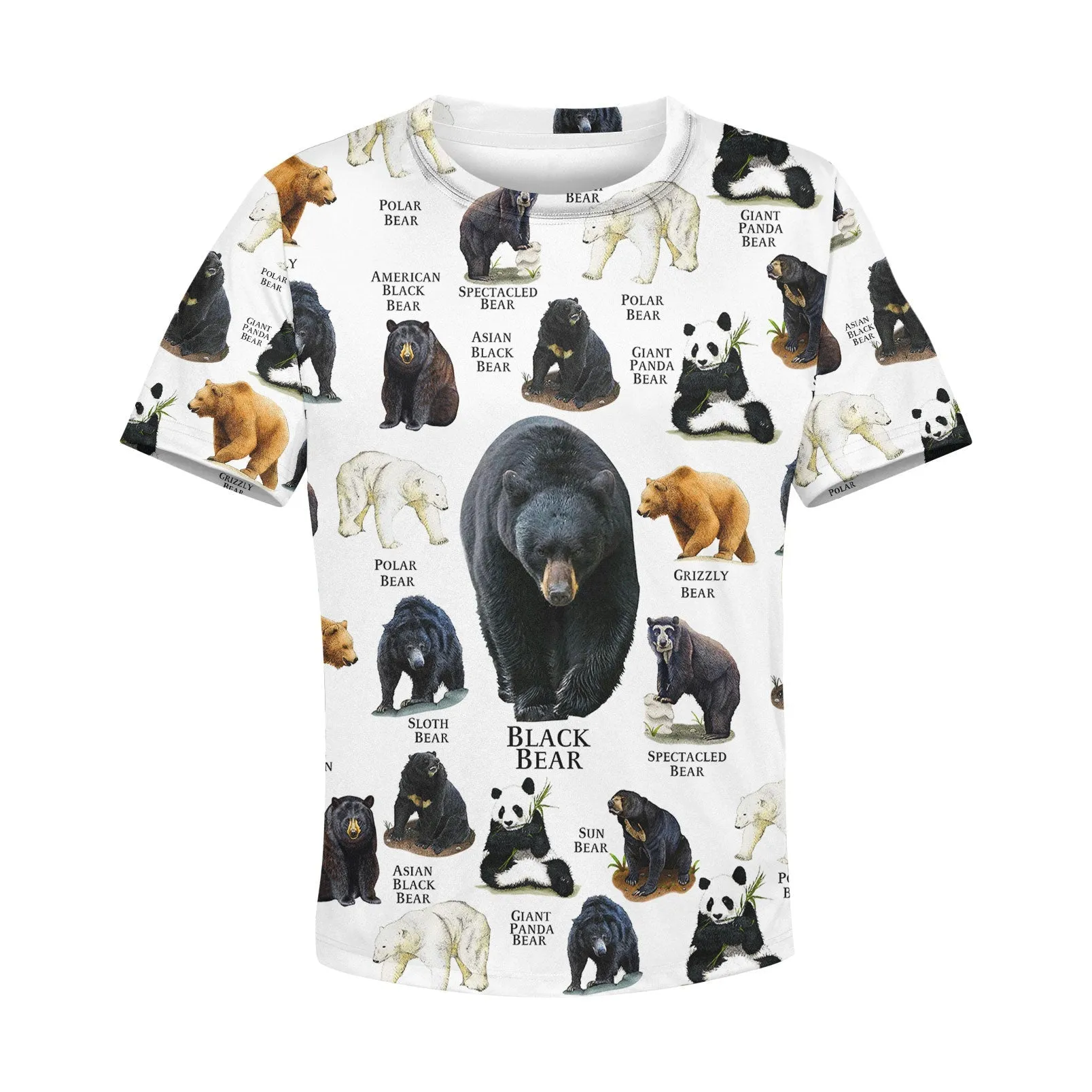 Bear Of The World 3D Shirts For Kids Hoodie