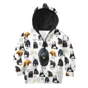 Bear Of The World 3D Shirts For Kids Hoodie