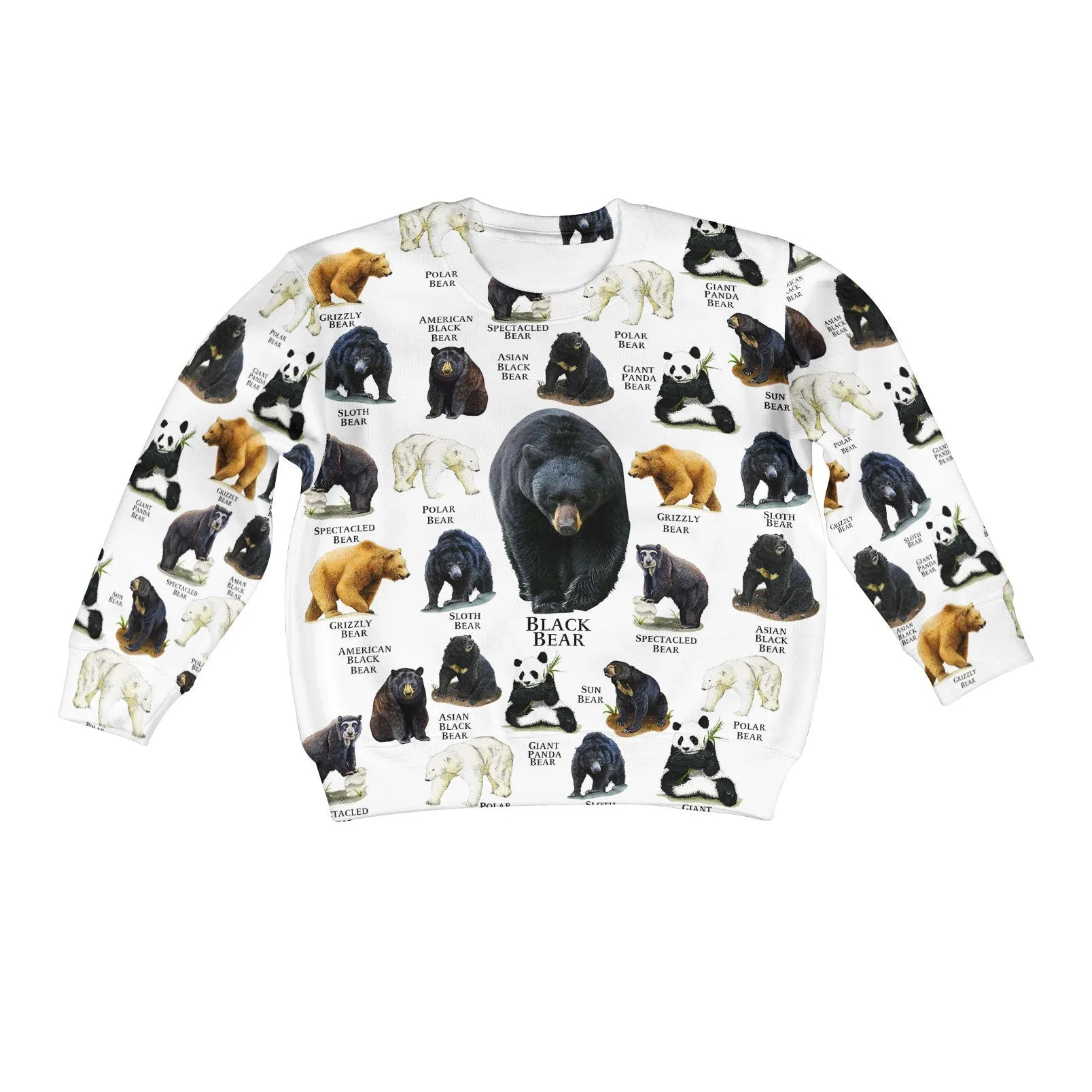 Bear Of The World 3D Shirts For Kids Hoodie